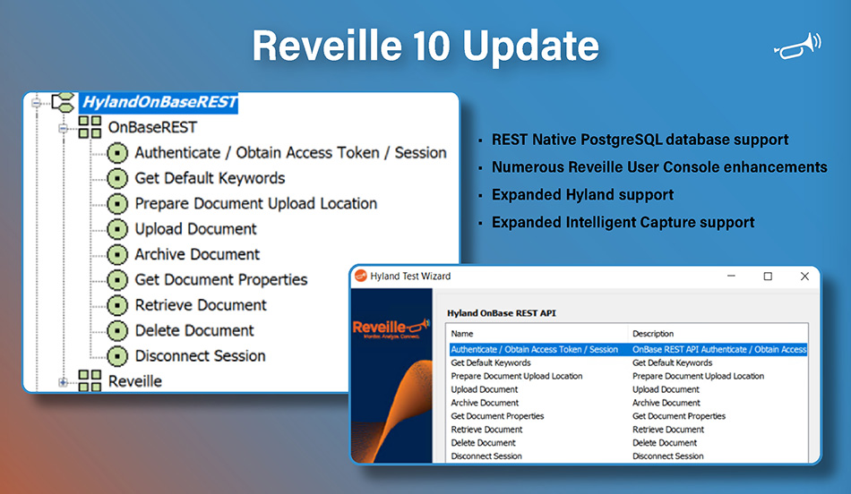 Reveille 10 Upgrade Elevates ECM and RPA Performance and Efficiency