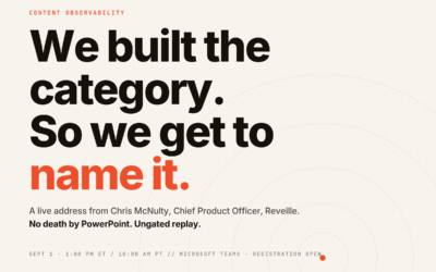 We built the category. So we get to name it.