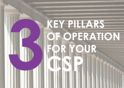 Three Key Pillars Of Operation For Your CSP