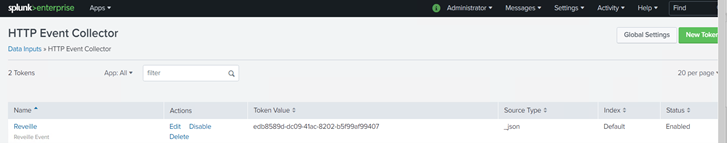 HTTP Event Collector