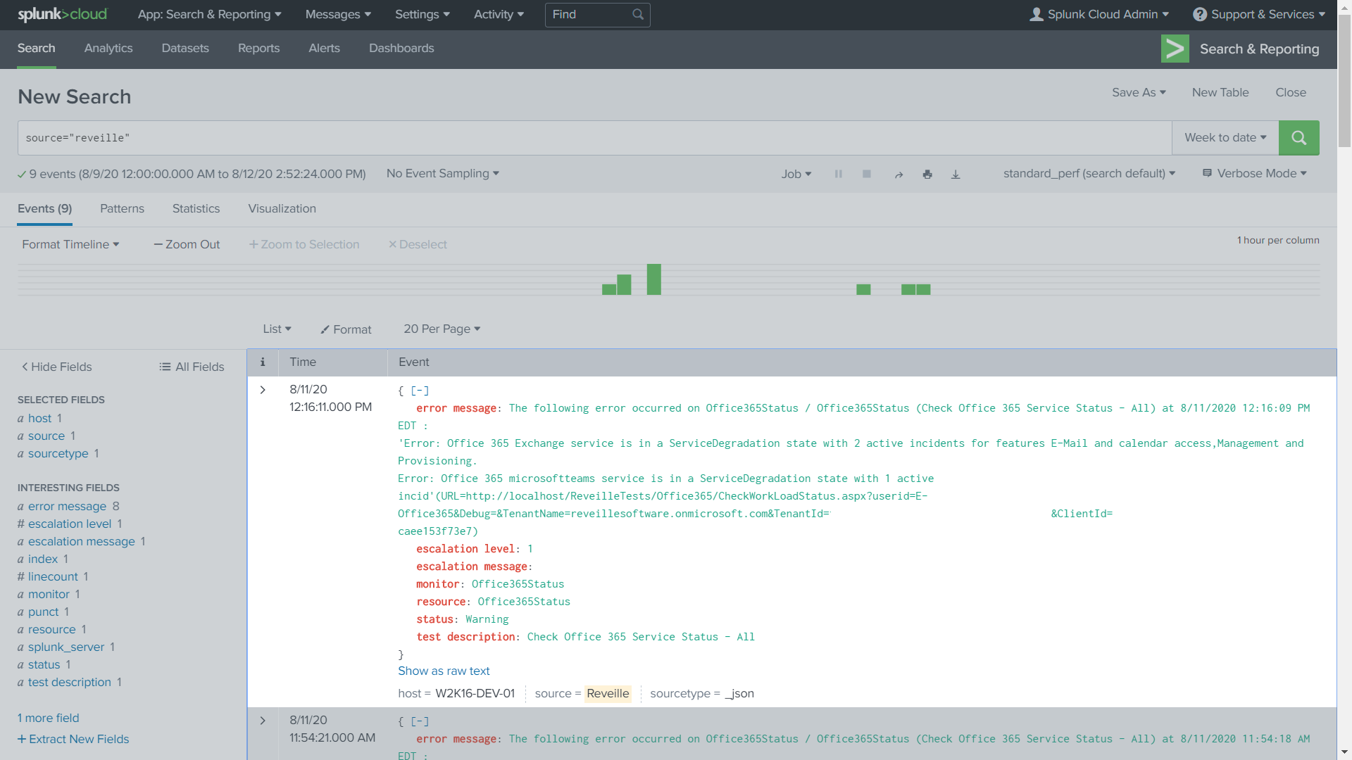 * Splunk_event